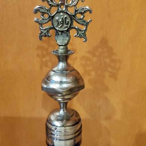 Hand painted decorative bottle - Picture 2 of 7